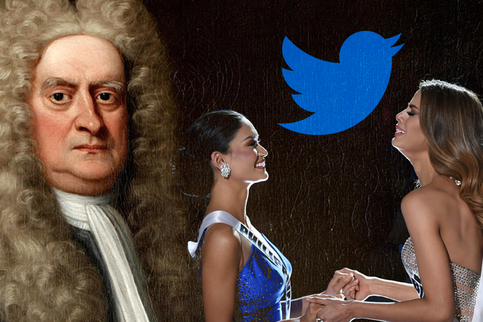 gaffe-newton-twitter-miss-universe-technology technology gaffe blamed miss universe